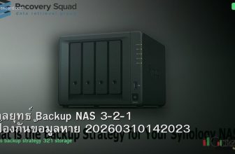 กลยุทธ์ Backup NAS 3-2-1 ป้องกันข้อมูลหาย 20260310142023