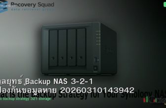 กลยุทธ์ Backup NAS 3-2-1 ป้องกันข้อมูลหาย 20260310143942