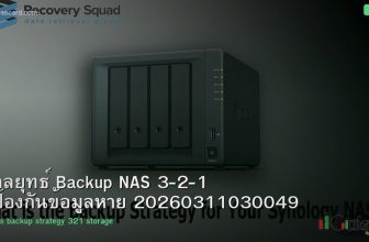กลยุทธ์ Backup NAS 3-2-1 ป้องกันข้อมูลหาย 20260311030049