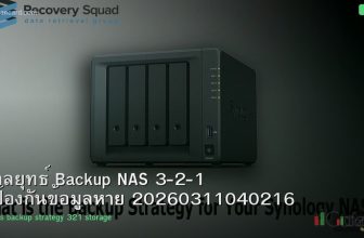 กลยุทธ์ Backup NAS 3-2-1 ป้องกันข้อมูลหาย 20260311040216
