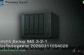 กลยุทธ์ Backup NAS 3-2-1 ป้องกันข้อมูลหาย 20260311054028