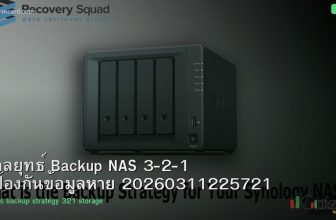 กลยุทธ์ Backup NAS 3-2-1 ป้องกันข้อมูลหาย 20260311225721