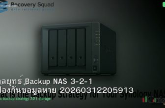 กลยุทธ์ Backup NAS 3-2-1 ป้องกันข้อมูลหาย 20260312205913