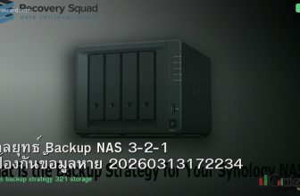 กลยุทธ์ Backup NAS 3-2-1 ป้องกันข้อมูลหาย 20260313172234
