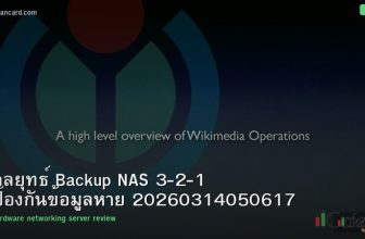 กลยุทธ์ Backup NAS 3-2-1 ป้องกันข้อมูลหาย 20260314050617