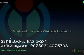 กลยุทธ์ Backup NAS 3-2-1 ป้องกันข้อมูลหาย 20260314075708