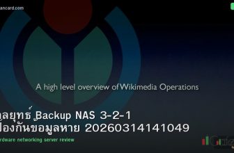 กลยุทธ์ Backup NAS 3-2-1 ป้องกันข้อมูลหาย 20260314141049