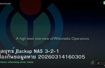 กลยุทธ์ Backup NAS 3-2-1 ป้องกันข้อมูลหาย 20260314160305