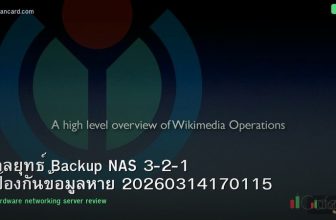 กลยุทธ์ Backup NAS 3-2-1 ป้องกันข้อมูลหาย 20260314170115