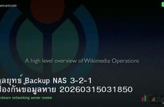 กลยุทธ์ Backup NAS 3-2-1 ป้องกันข้อมูลหาย 20260315031850