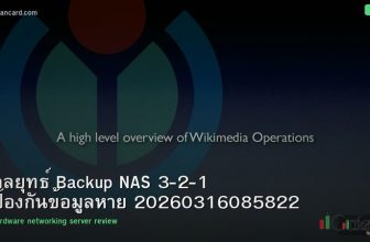 กลยุทธ์ Backup NAS 3-2-1 ป้องกันข้อมูลหาย 20260316085822