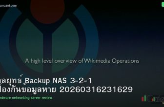 กลยุทธ์ Backup NAS 3-2-1 ป้องกันข้อมูลหาย 20260316231629