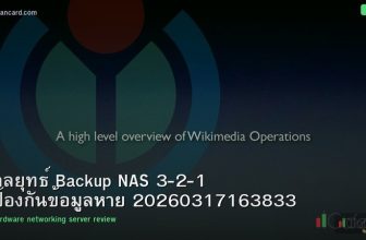 กลยุทธ์ Backup NAS 3-2-1 ป้องกันข้อมูลหาย 20260317163833