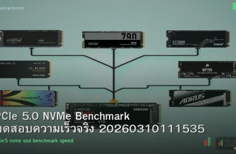 PCIe 5.0 NVMe Benchmark ทดสอบความเร็วจริง 20260310111535