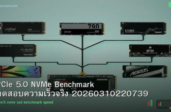 PCIe 5.0 NVMe Benchmark ทดสอบความเร็วจริง 20260310220739