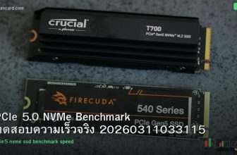 PCIe 5.0 NVMe Benchmark ทดสอบความเร็วจริง 20260311033115