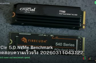 PCIe 5.0 NVMe Benchmark ทดสอบความเร็วจริง 20260311043122