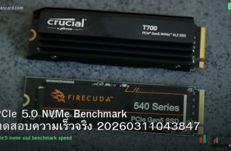 PCIe 5.0 NVMe Benchmark ทดสอบความเร็วจริง 20260311043847