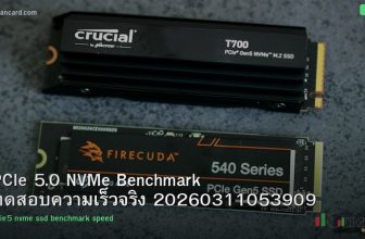 PCIe 5.0 NVMe Benchmark ทดสอบความเร็วจริง 20260311053909