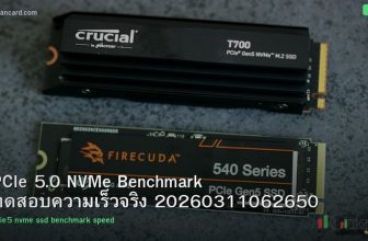 PCIe 5.0 NVMe Benchmark ทดสอบความเร็วจริง 20260311062650