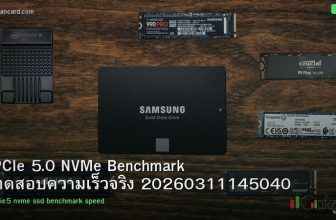 PCIe 5.0 NVMe Benchmark ทดสอบความเร็วจริง 20260311145040