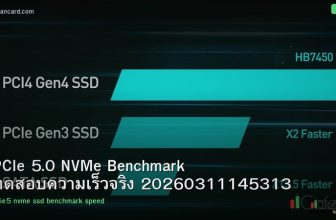 PCIe 5.0 NVMe Benchmark ทดสอบความเร็วจริง 20260311145313