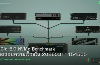 PCIe 5.0 NVMe Benchmark ทดสอบความเร็วจริง 20260311154555