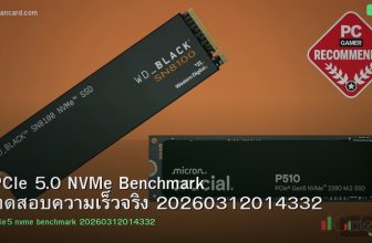 PCIe 5.0 NVMe Benchmark ทดสอบความเร็วจริง 20260312014332