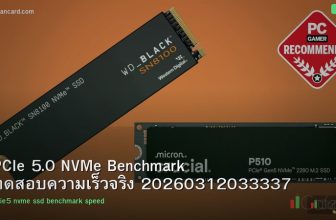 PCIe 5.0 NVMe Benchmark ทดสอบความเร็วจริง 20260312033337