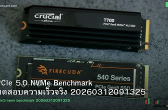 PCIe 5.0 NVMe Benchmark ทดสอบความเร็วจริง 20260312091325