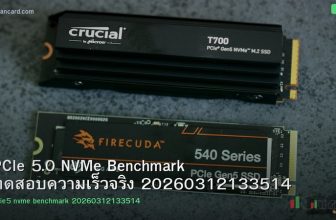 PCIe 5.0 NVMe Benchmark ทดสอบความเร็วจริง 20260312133514