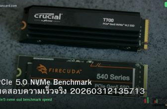 PCIe 5.0 NVMe Benchmark ทดสอบความเร็วจริง 20260312135713