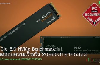 PCIe 5.0 NVMe Benchmark ทดสอบความเร็วจริง 20260312145323
