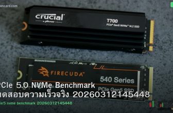 PCIe 5.0 NVMe Benchmark ทดสอบความเร็วจริง 20260312145448