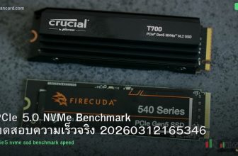 PCIe 5.0 NVMe Benchmark ทดสอบความเร็วจริง 20260312165346