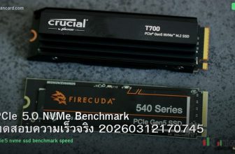 PCIe 5.0 NVMe Benchmark ทดสอบความเร็วจริง 20260312170745
