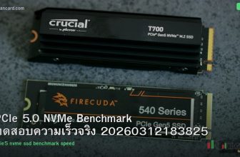 PCIe 5.0 NVMe Benchmark ทดสอบความเร็วจริง 20260312183825
