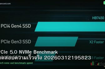 PCIe 5.0 NVMe Benchmark ทดสอบความเร็วจริง 20260312195823