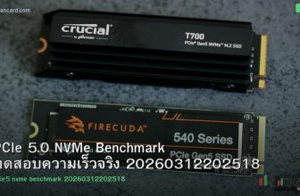 PCIe 5.0 NVMe Benchmark ทดสอบความเร็วจริง 20260312202518