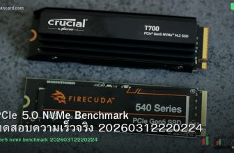 PCIe 5.0 NVMe Benchmark ทดสอบความเร็วจริง 20260312220224