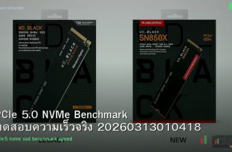 PCIe 5.0 NVMe Benchmark ทดสอบความเร็วจริง 20260313010418
