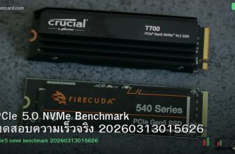 PCIe 5.0 NVMe Benchmark ทดสอบความเร็วจริง 20260313015626