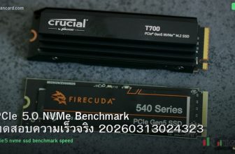PCIe 5.0 NVMe Benchmark ทดสอบความเร็วจริง 20260313024323
