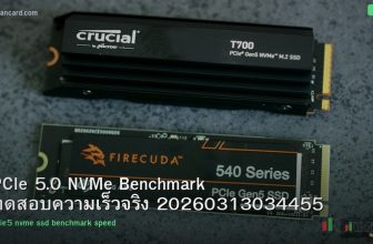 PCIe 5.0 NVMe Benchmark ทดสอบความเร็วจริง 20260313034455