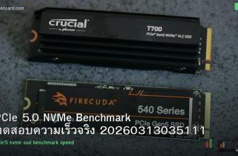 PCIe 5.0 NVMe Benchmark ทดสอบความเร็วจริง 20260313035111