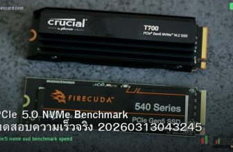PCIe 5.0 NVMe Benchmark ทดสอบความเร็วจริง 20260313043245