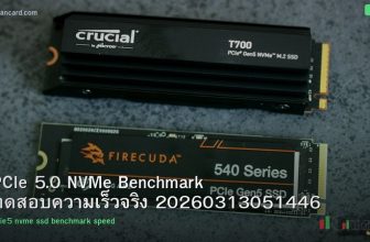 PCIe 5.0 NVMe Benchmark ทดสอบความเร็วจริง 20260313051446