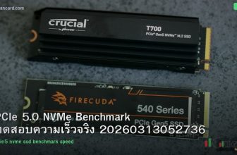 PCIe 5.0 NVMe Benchmark ทดสอบความเร็วจริง 20260313052736