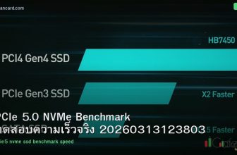 PCIe 5.0 NVMe Benchmark ทดสอบความเร็วจริง 20260313123803