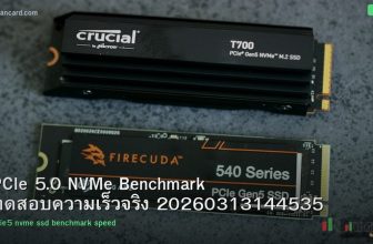 PCIe 5.0 NVMe Benchmark ทดสอบความเร็วจริง 20260313144535